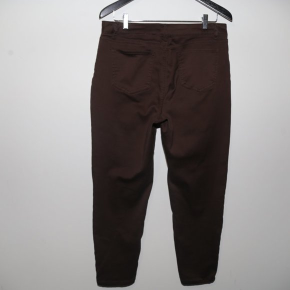 Needle & Cloth Skinny Ankle Pants High Rise Brown - Picture 9 of 9